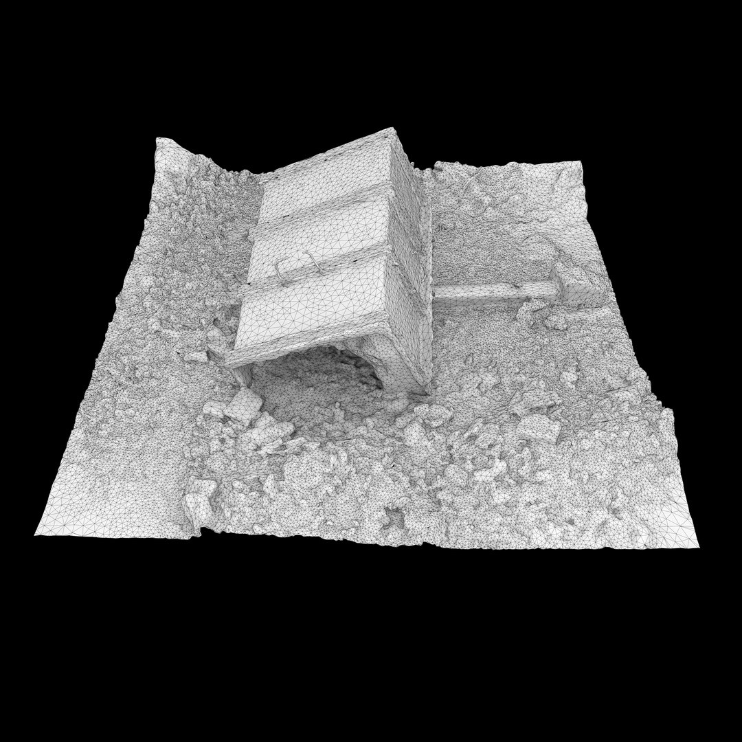 Gravel Concrete Metal 01 - 3D Photogrammetry Model Scan Of Rusted Metal ...
