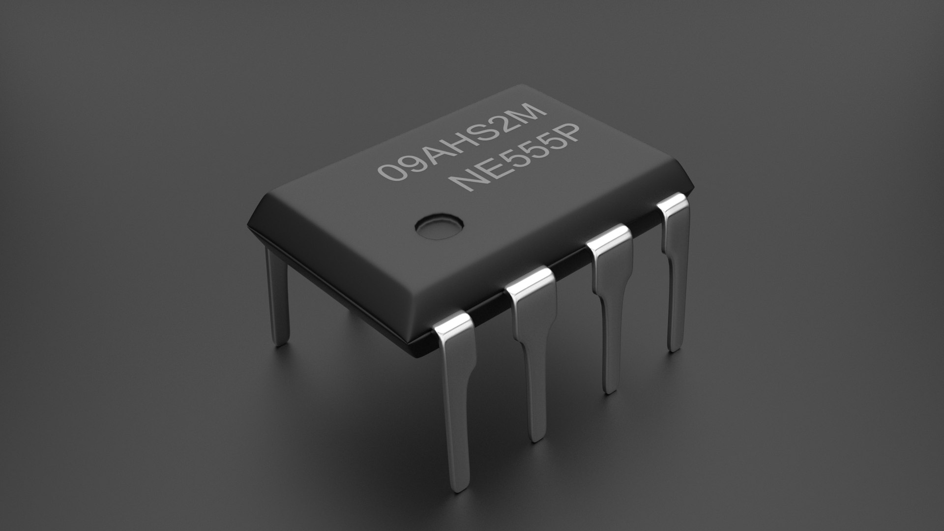 3D IC-NE555P Model - TurboSquid 2253376