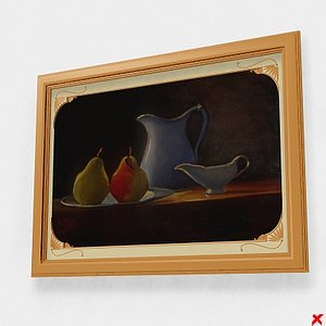 frame picture 3d model