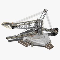 Exoplanet mining machinery