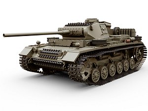 3D iii panzer tank ausf