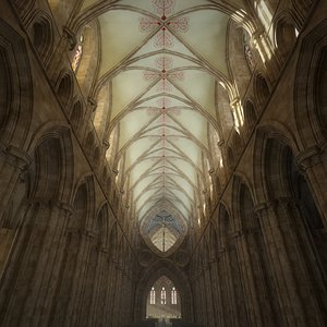 cathedral interior 3D