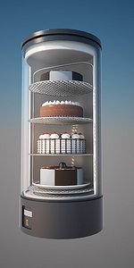 Display Case Bartscher Refrigerator