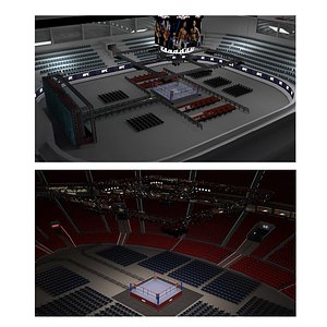 arena boxing 3D model