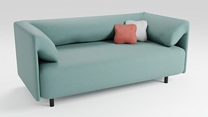 Luxurious European design sofa 3D model