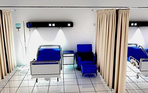 3D hospital ward