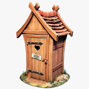 Stylized Outdoor Toilet