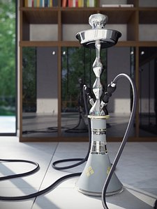 MYA Hookah with foil and charcoal