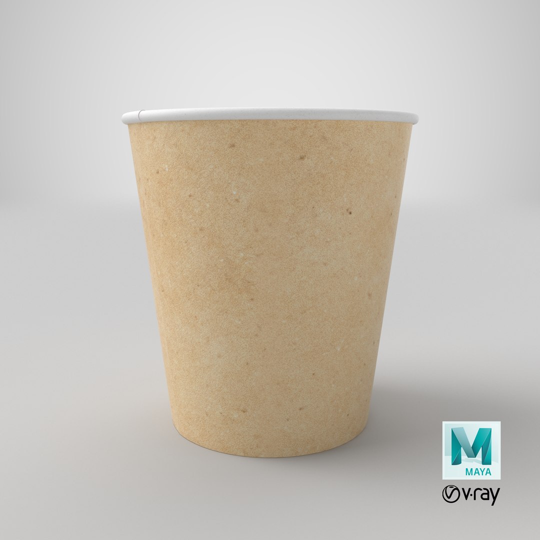3D Paper Coffee Cup 7 oz - TurboSquid 1991788