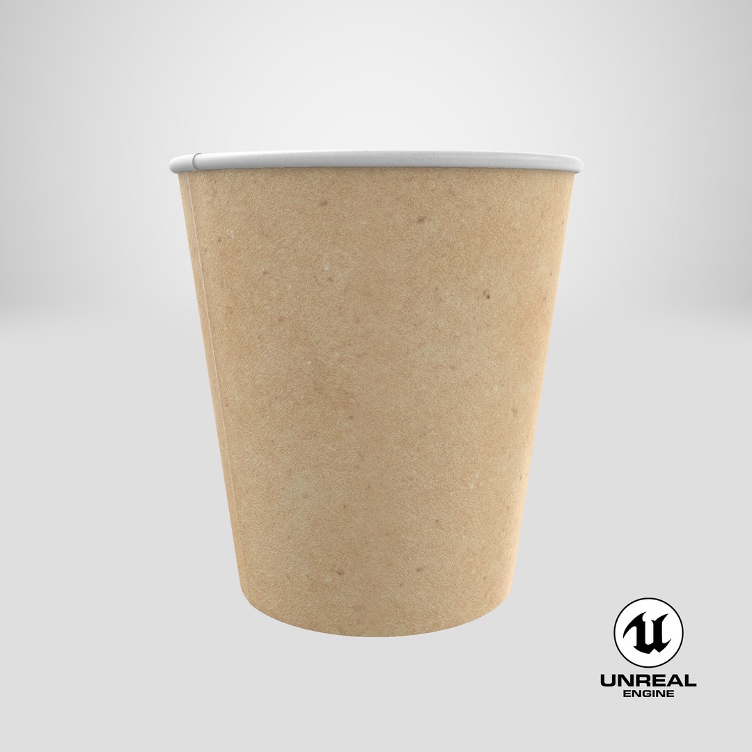 3D Paper Coffee Cup 7 oz - TurboSquid 1991788