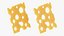 3D Stylized Cheese Slice model