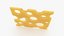 3D Stylized Cheese Slice model