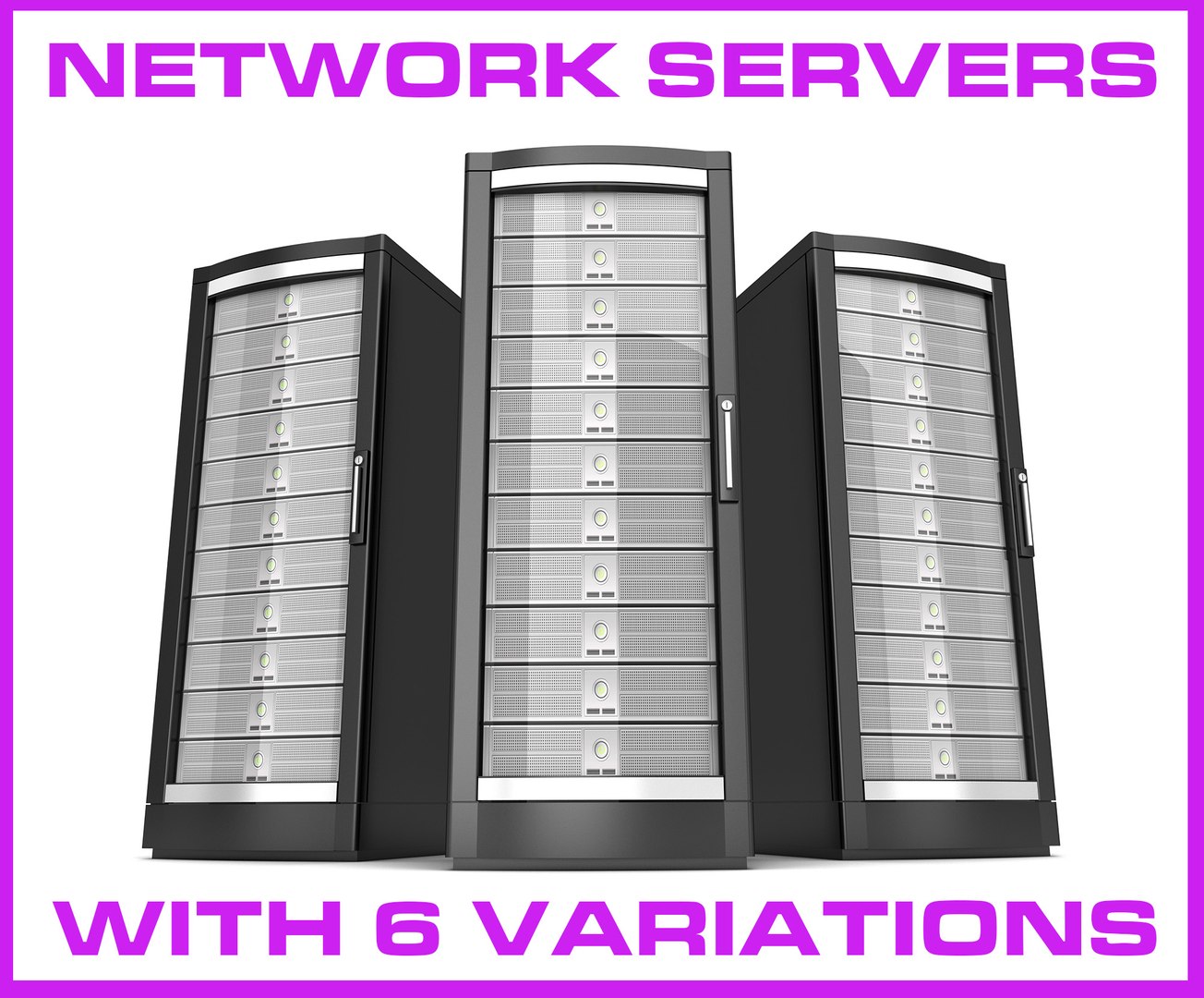 Network server 3D model - TurboSquid 1302410