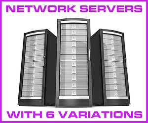 network server 3D model