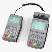Verifone VX805 Card Reader with Coiled Cable