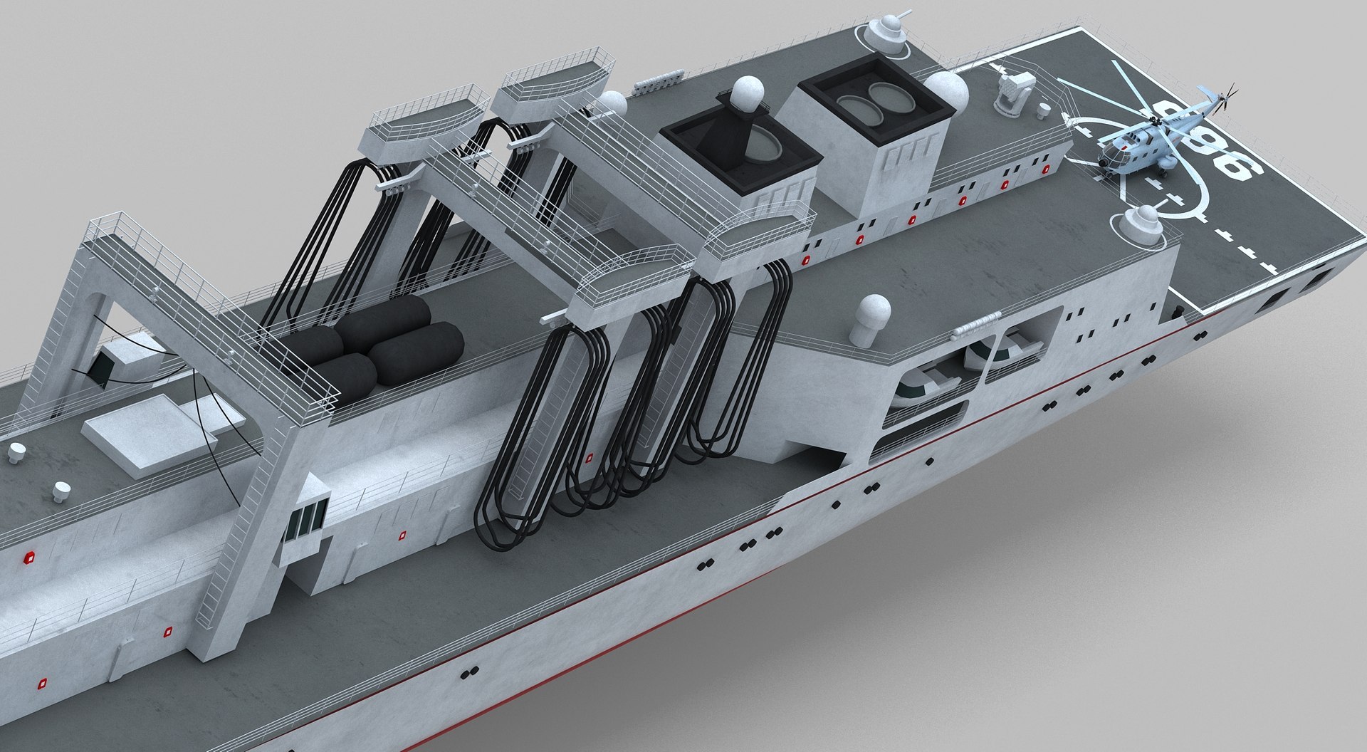 PLA Navy Type 901 Supply Ship 3D Model - TurboSquid 2035443