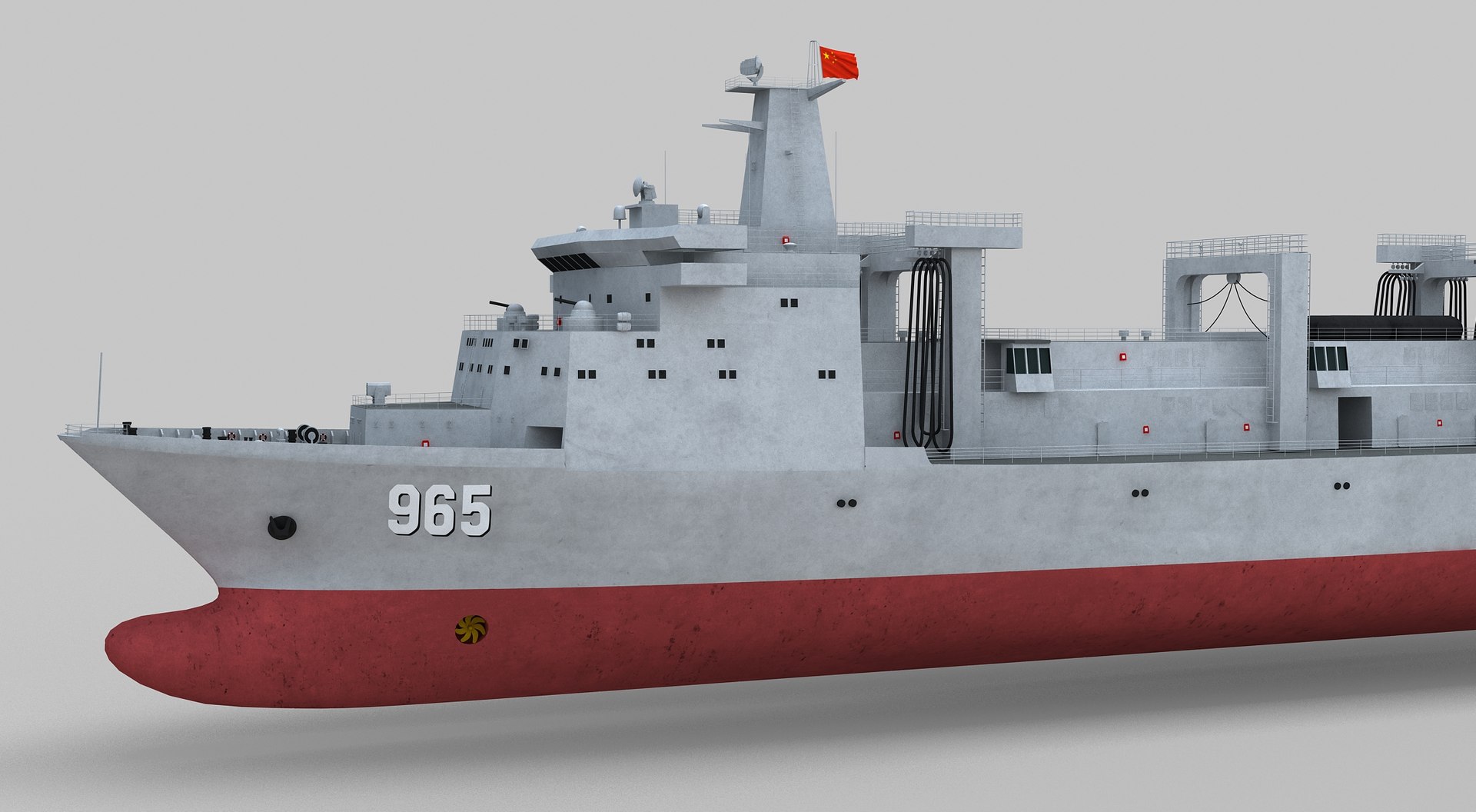 PLA Navy Type 901 Supply Ship 3D Model - TurboSquid 2035443