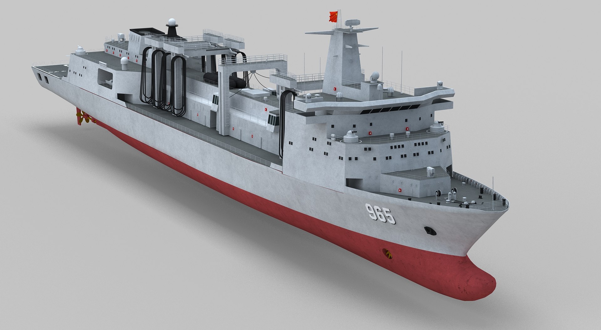 PLA Navy Type 901 Supply Ship 3D Model - TurboSquid 2035443