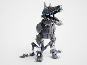 3ds max robot dog