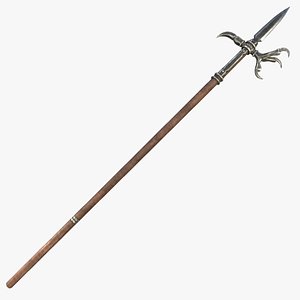 Fantasy Spear RPG Lucerne Lucern Hammer Javelin  Throwing Light  Arrow Polearm PoleAxe