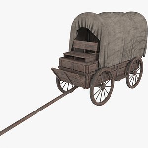 Covered Wagon 3D