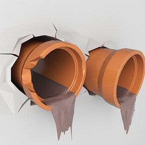 pipes sewer 3D
