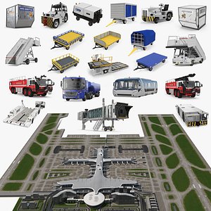 3D airport big model