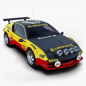 Renault Alpine A310 Rally Car