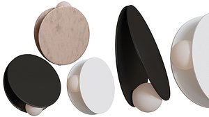 Fabbian Sconte Akoya F61 3D model