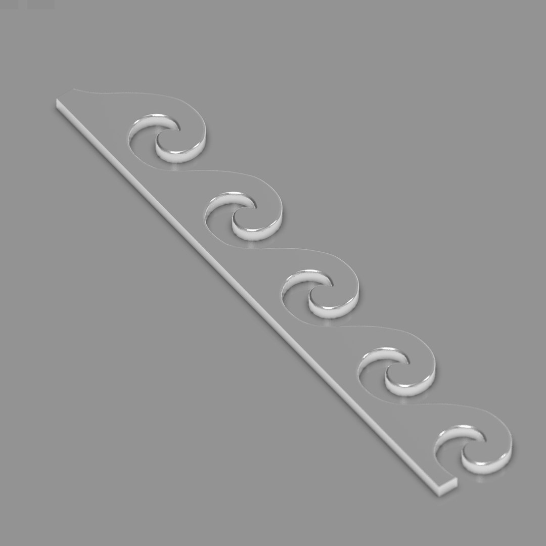 Running Dog Pattern With Greek Wave - Ultimate Modular 3D Printed ...