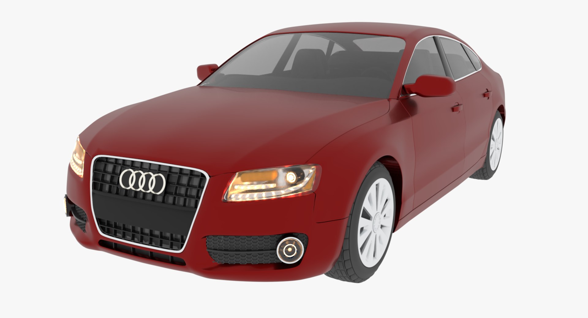 A5 2009 Sportback 3D - TurboSquid 1326571