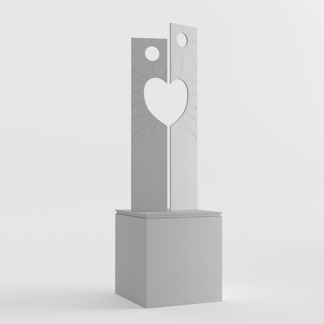 3D modern decorative abstract metal - TurboSquid 1646021