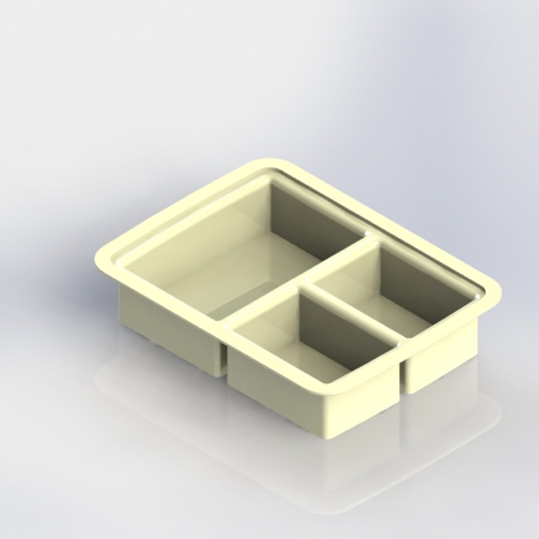 3D Lunchbox Model - High-Quality CAD 3D Printable Design 3D Model ...