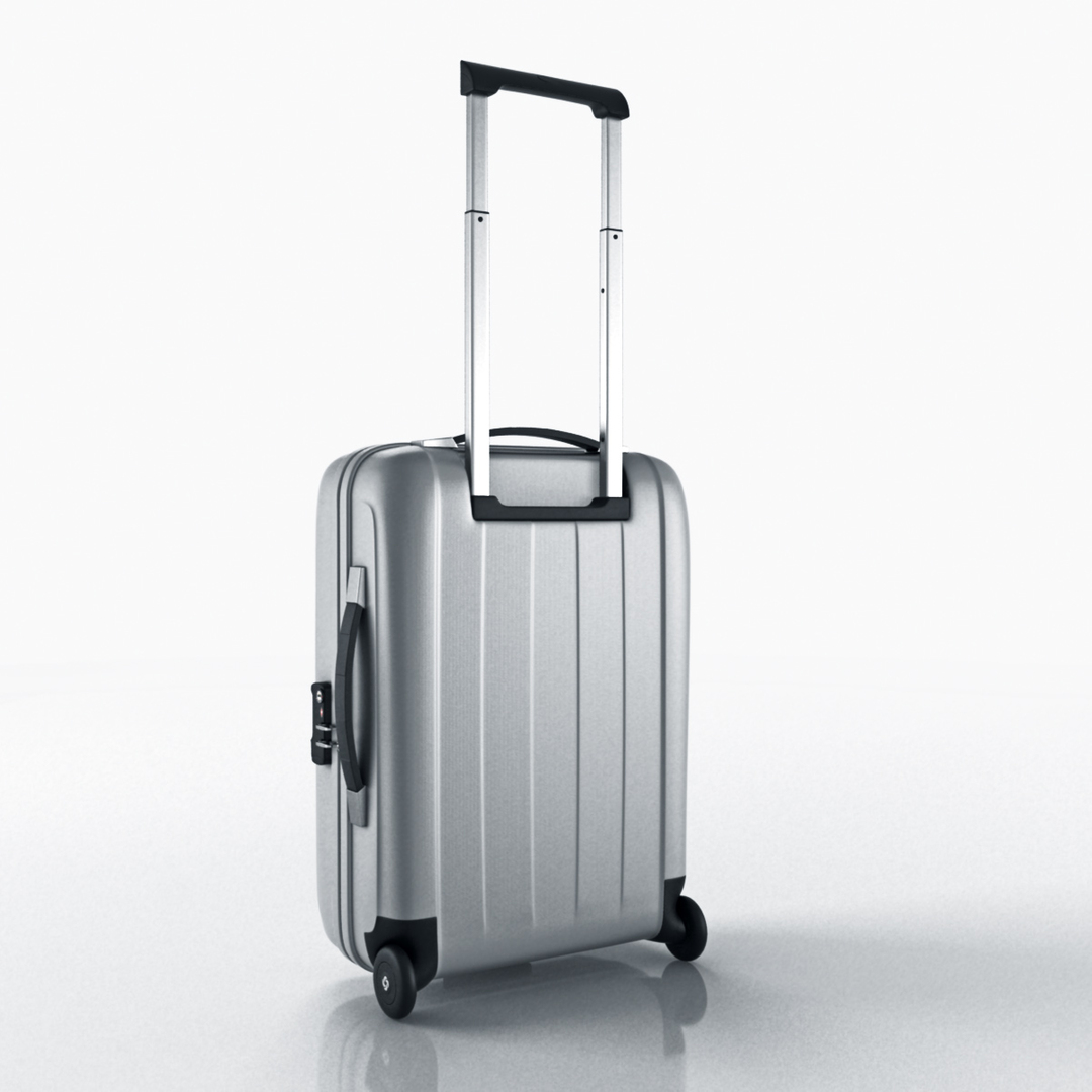 suitcase samsonite velocita upright 3d max