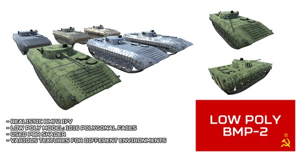 3D unity bmp2 ifv vehicle model