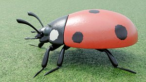3D Ladybug stylized