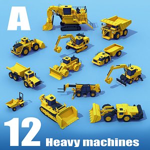 3D machinery heavy