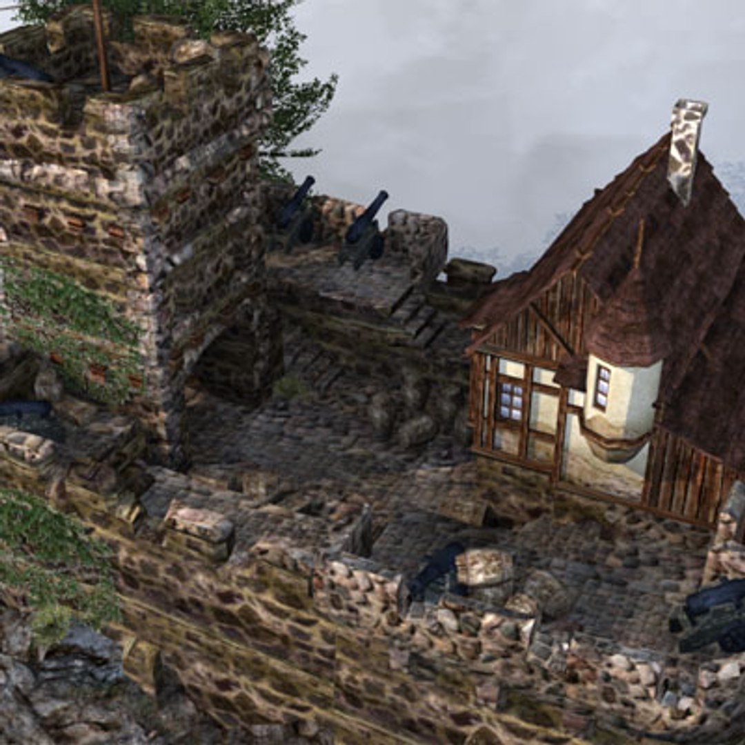 3d model fantasy building