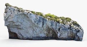 3D mediterranean cliff