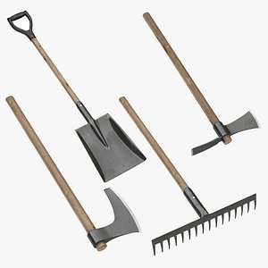 Farming Tool 4 in 1 3D model