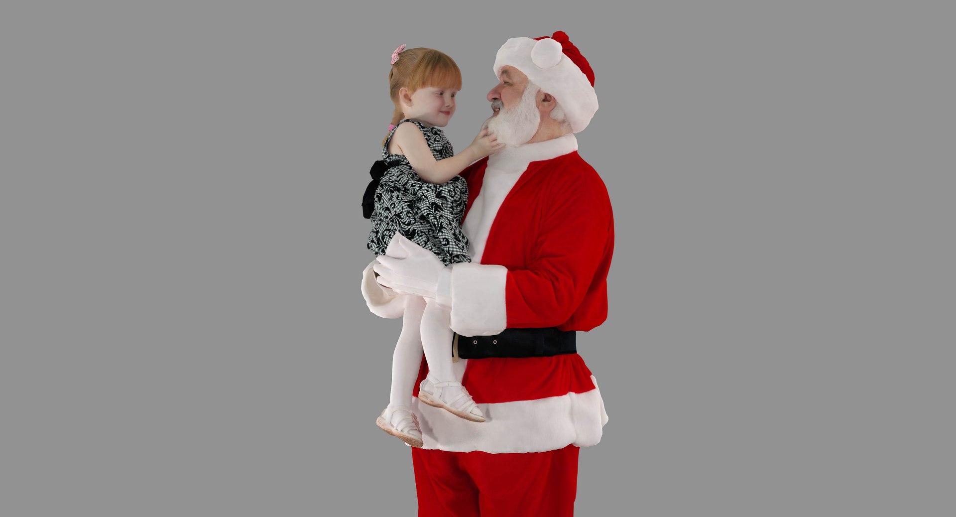 Santa Child People Human 3d Model