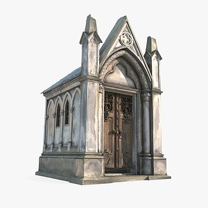 3D Ancient medieval architectural tombs
