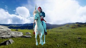 3D maharana pratap chetak model