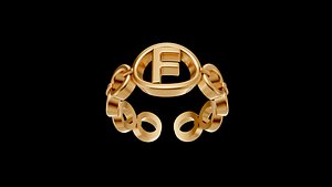 letter f ring