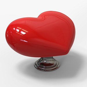 3D Heart Drawer Cabinet Knob