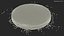 3D Round Soil with Grass Fur