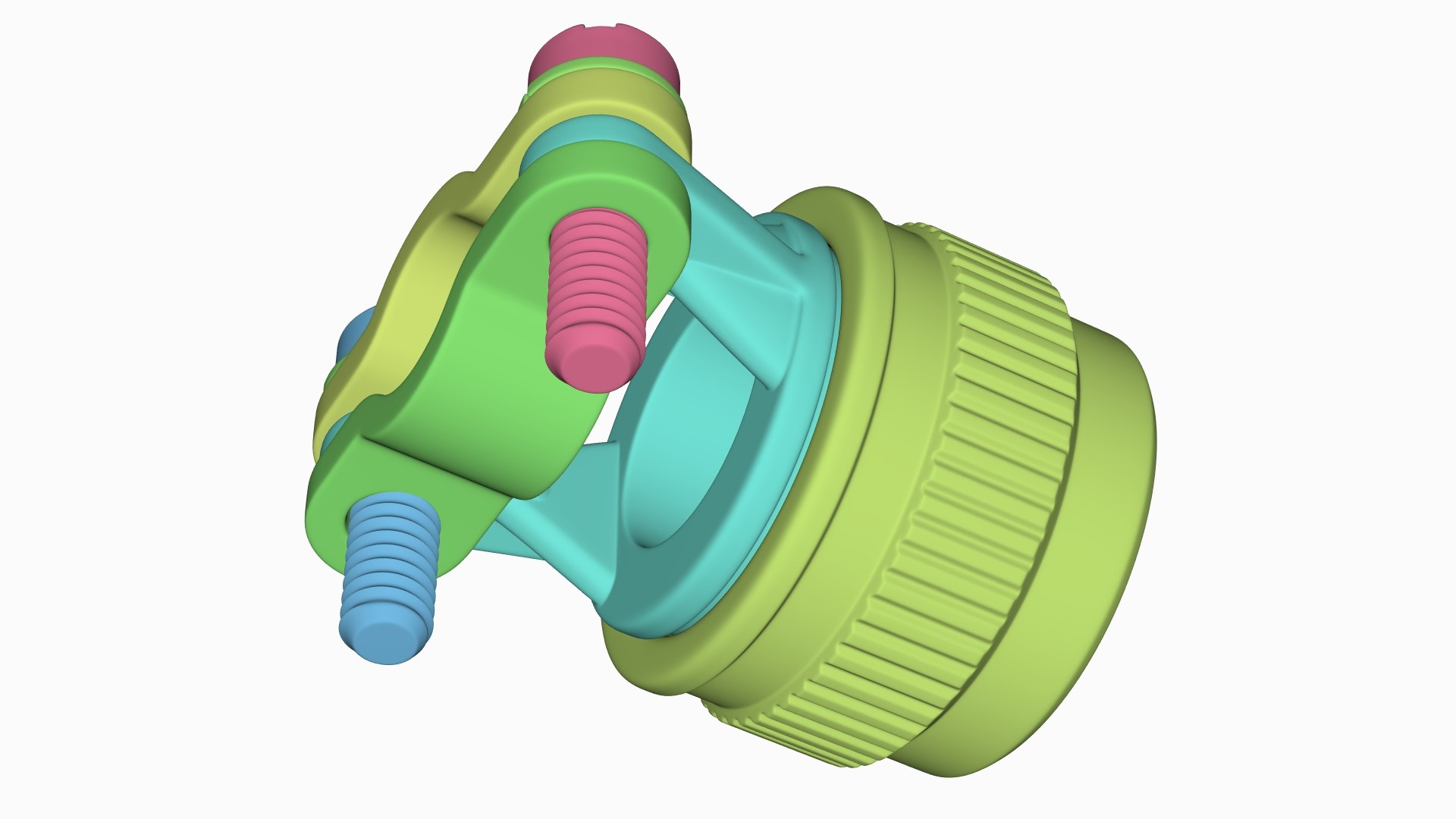 3D Cable Connector 1 model TurboSquid 2048928