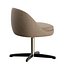 Chaise Sendai avec pieds en métal par Minotti