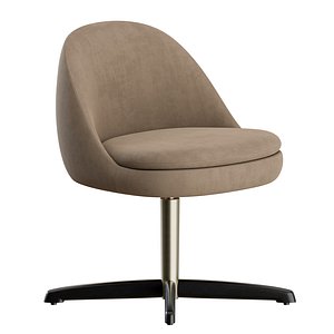 3D Sendai Chair Metal Legs by Minotti