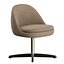 Chaise Sendai avec pieds en métal par Minotti